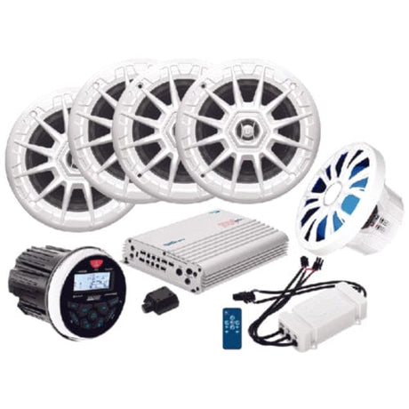 Seachoice Qualifies for Free Shipping Seachoice Audio Package Square Gauge Style 4 Speakers White #72126