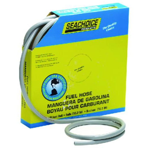 Seachoice Qualifies for Free Shipping Seachoice B1-15 EPA Compliant Low Perm Fuel Hose 3/8" x 50' #21221