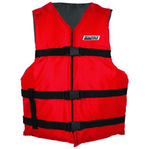 Seachoice Qualifies for Free Shipping Seachoice Black/Red Adult Vest #85450