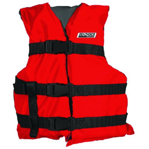 Seachoice Qualifies for Free Shipping Seachoice Black/Red Youth Vest #85440