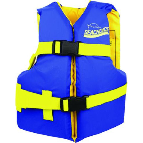 Seachoice Qualifies for Free Shipping Seachoice Blue/Yellow Youth Vest 25-29" #86180