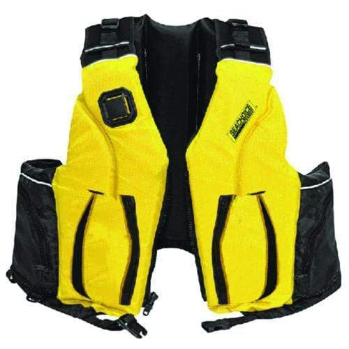 Seachoice Qualifies for Free Shipping Seachoice Canoe Kayak PFD Yellow/Black L/XL #85974