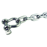 Seachoice Qualifies for Free Shipping Seachoice Chain 5/16" x 5' 304 SS with Shackle #44143