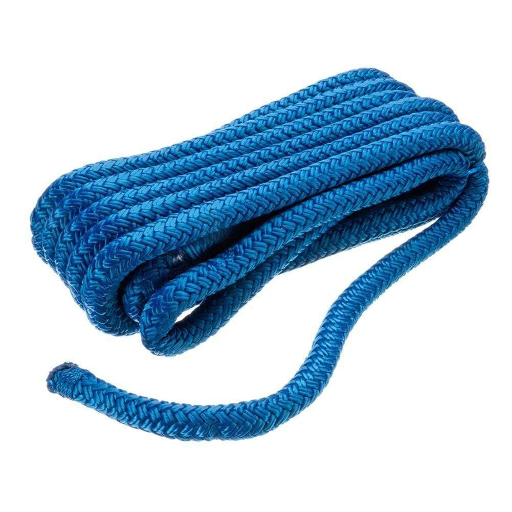 Seachoice Qualifies for Free Shipping Seachoice Double-Braided Dock Line Blue 1/2" x 20' #40411