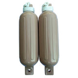 Seachoice Qualifies for Free Shipping Seachoice Fender Kit Twin Eye 6.5" x 22" Tan #79274