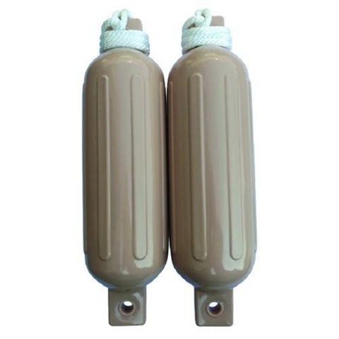 Seachoice Qualifies for Free Shipping Seachoice Fender Kit Twin Eye 6.5" x 22" Tan #79274