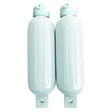 Seachoice Qualifies for Free Shipping Seachoice Fender Kit Twin Eye 6.5" x 23" White #79271