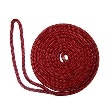 Seachoice Qualifies for Free Shipping Seachoice Fender Line Burgundy Braided 3/8" x 6' 2-pk #40981