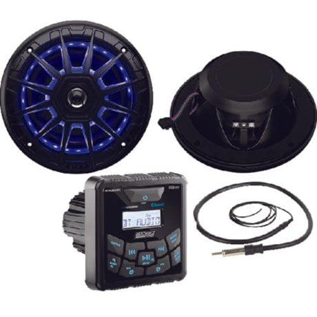 Seachoice Qualifies for Free Shipping Seachoice Gauge Stereo with LED Speakers #72103