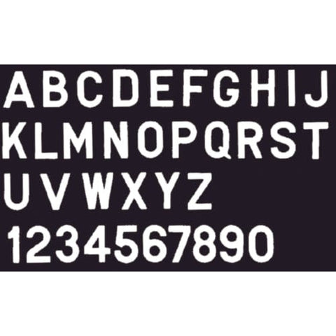 Seachoice Qualifies for Free Shipping Seachoice Gothic Letter White T 10-pk #74701