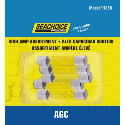 Seachoice Qualifies for Free Shipping Seachoice High-Amp AGC Glass Fuses 5-pk #11358