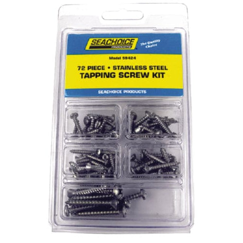Seachoice Qualifies for Free Shipping Seachoice Kit 72-pc SS Tapping Screw #59424