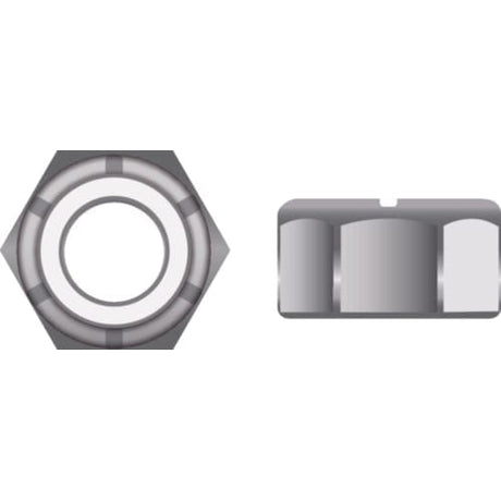 Seachoice Qualifies for Free Shipping Seachoice M10-1.5 Nylon Insert Lock Nut SS 25-pk #01228