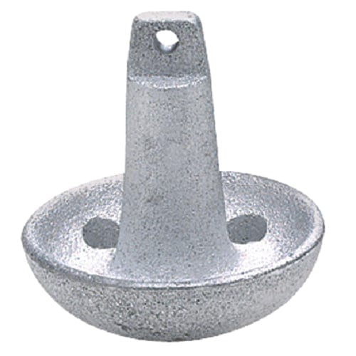 Seachoice Qualifies for Free Shipping Seachoice Mushroom Anchor #10 Aluminum Painted #41300
