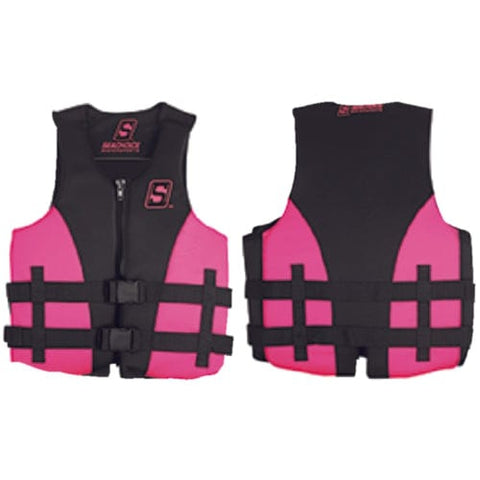 Seachoice Qualifies for Free Shipping Seachoice Neo Vest Pink/Black Medium #85115