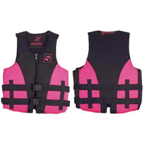 Seachoice Qualifies for Free Shipping Seachoice Neo Vest Pink/Black Youth #85113