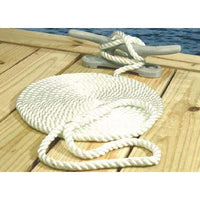 Seachoice Qualifies for Free Shipping Seachoice Nylon Dock Line White 1/2