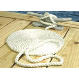 Seachoice Qualifies for Free Shipping Seachoice Nylon Dock Line White 3/8" x 15' #42511
