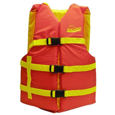 Seachoice Qualifies for Free Shipping Seachoice Orange/Yellow Universal Vest 30-52" #86230