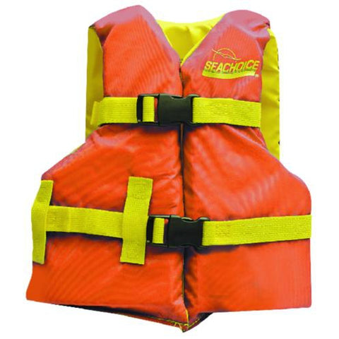 Seachoice Qualifies for Free Shipping Seachoice Orange/Yellow Youth Vest 25-29" #86190