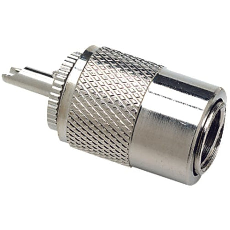 Seachoice Qualifies for Free Shipping Seachoice PL259 Chrome/Brass Cable Plug #19821