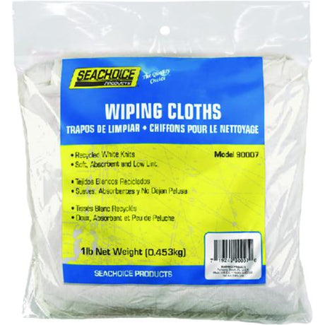 Seachoice Qualifies for Free Shipping Seachoice Recycled White Kit Wipers 1 lb #90007