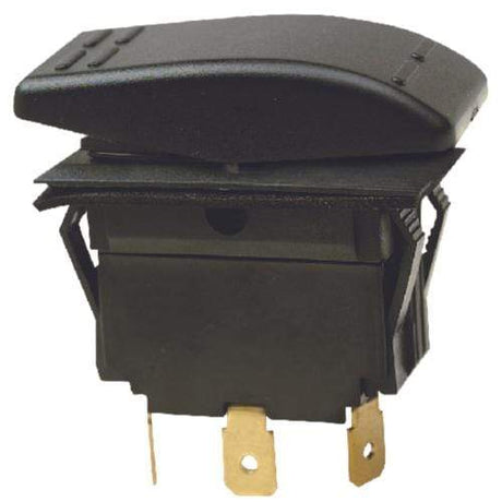 Seachoice Qualifies for Free Shipping Seachoice Rocker Switch (Mom On)-Off-(Mon On) Black #10941