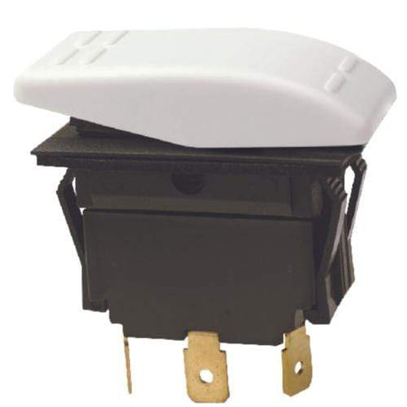Seachoice Qualifies for Free Shipping Seachoice Rocker Switch (Mom On)-Off-(Mon On) White #10951