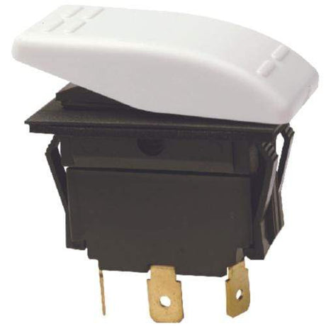 Seachoice Qualifies for Free Shipping Seachoice Rocker Switch (Mom-On)-Off-(On-Mom) SPST White #10931