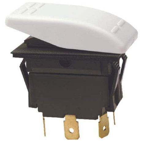Seachoice Qualifies for Free Shipping Seachoice Rocker Switch On-Off-On DPDT White #10851