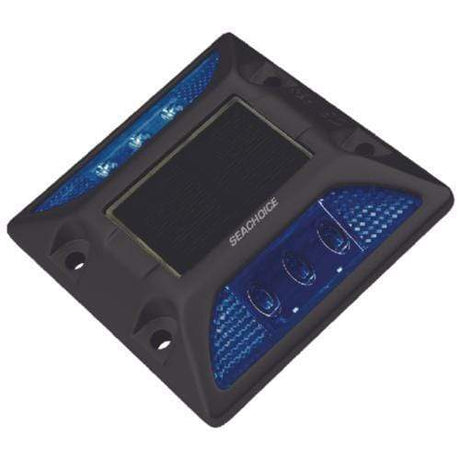 Seachoice Qualifies for Free Shipping Seachoice Square Solar Dock Light Blue 6 LED #03713