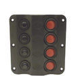 Seachoice Qualifies for Free Shipping Seachoice Switch Panel LED 4-Gang #12321