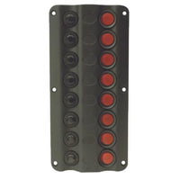 Seachoice Qualifies for Free Shipping Seachoice Switch Panel LED 8-Gang #12341