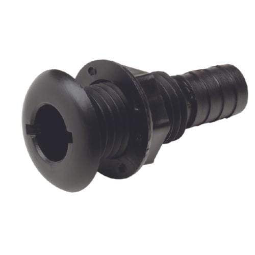 Seachoice Qualifies for Free Shipping Seachoice Thru-Hull Connector Black Plastic 1-1/8" #18171