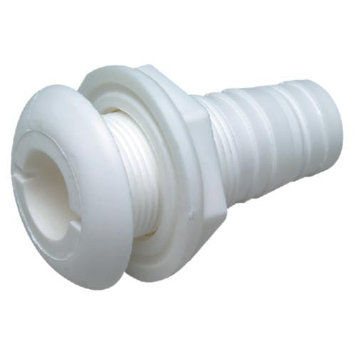 Seachoice Qualifies for Free Shipping Seachoice Thru-Hull Connector White Plastic 1/2" #18011
