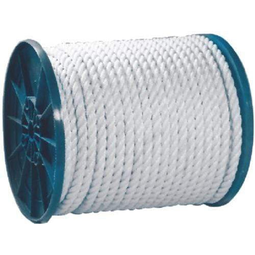 Seachoice Not Qualified for Free Shipping Seachoice Twist Nylon Rope White 1/2" x 600' #40810
