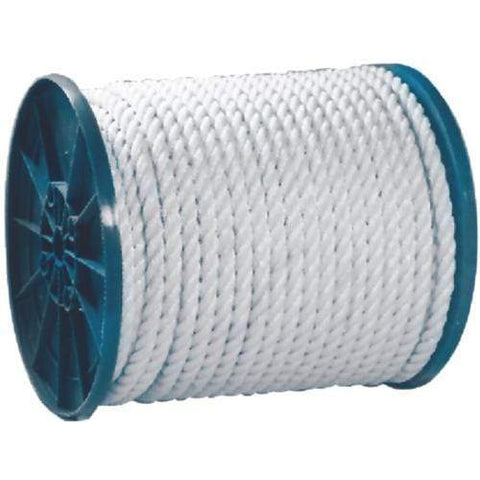 Seachoice Qualifies for Free Shipping Seachoice Twist Nylon Rope White 1/4" x 600' #40790