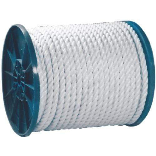 Seachoice Not Qualified for Free Shipping Seachoice Twist Nylon Rope White 3/4" x 600' #42830