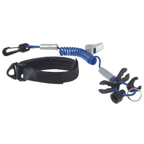 Seachoice Qualifies for Free Shipping Seachoice Ultimate Safe Lanyard Blue/Silver #11724