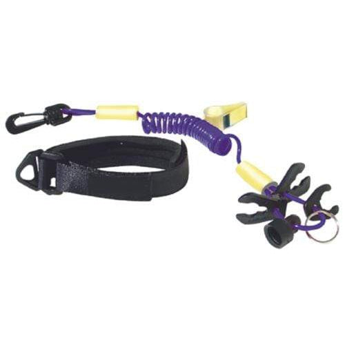 Seachoice Qualifies for Free Shipping Seachoice Ultimate Safe Lanyard Purple/Yellow #11723