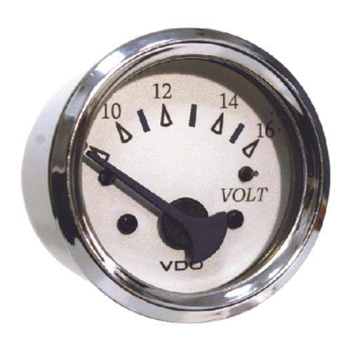 Seachoice Qualifies for Free Shipping Seachoice Voltmeter 8-16v Chrome/White #15191