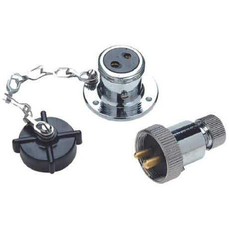 Seachoice Qualifies for Free Shipping Seachoice Watertight Deck Connector Chrome #10161