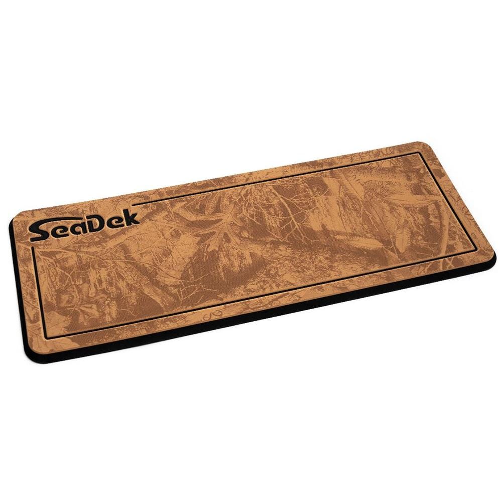 Seadek 16" x 39" 20mm Dual Density L Helm Pad Mocha/Black #39045-85511
