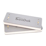 SeaDek Marine Qualifies for Free Shipping Seadek 24" x 12" x 2" Flat Fenders Medium 2-pk Storm Gray/White #40803