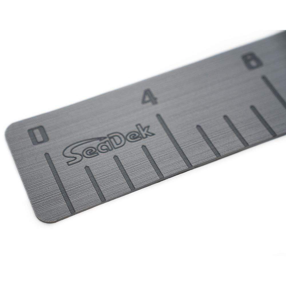 SeaDek Marine Qualifies for Free Shipping SeaDek 4" x 36" 3mm Fish Ruler Laser Logo Storm Gray #22135-80038