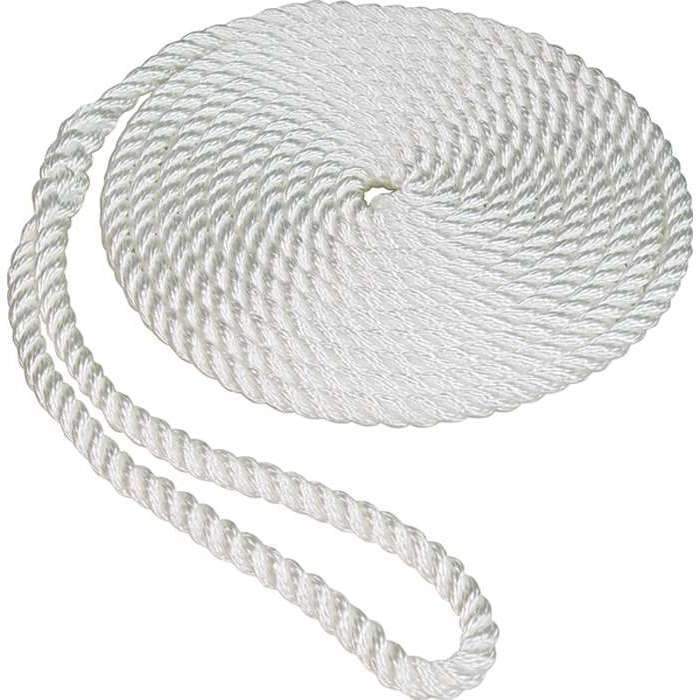 Seasense 1/2" x 15' Dock Line Nylon #50013009