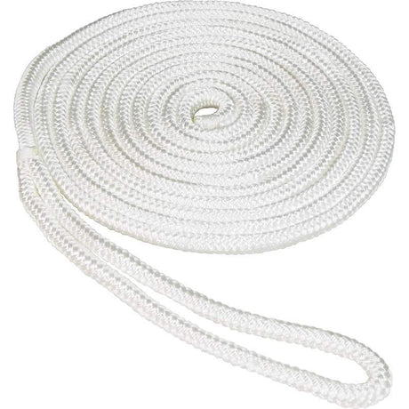 Seasense Qualifies for Free Shipping Seasense 1/2" x 25' Double Braid Dock Line Nylon White #50013221