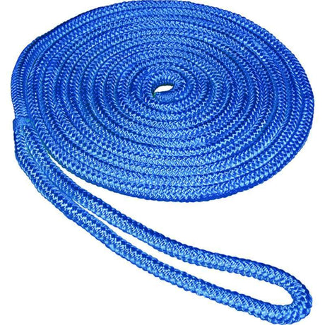Seasense Qualifies for Free Shipping Seasense 1/2" x 35' Blue Double Braided Nylon Dock Line #50013083
