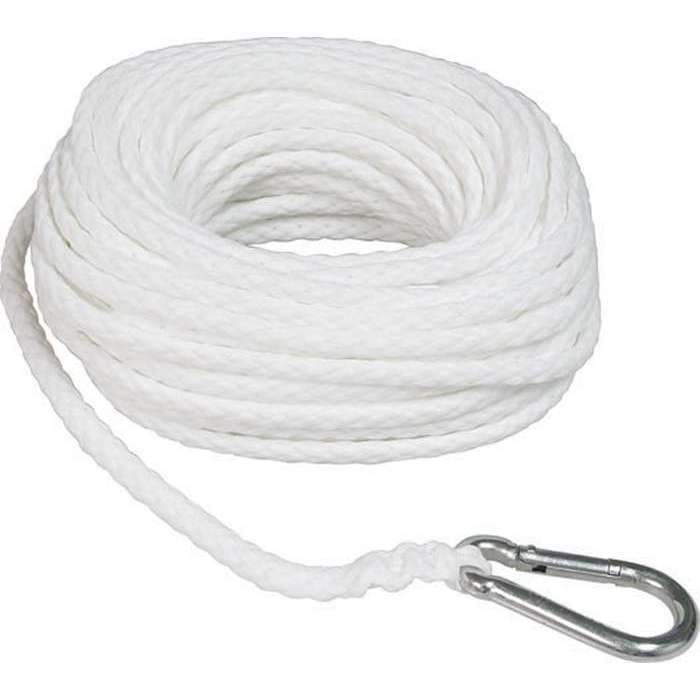 Seasense 1/4" x 100' Hollow Braid Anchor Line Polypropylene #50013043