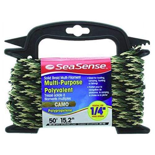 Seasense Qualifies for Free Shipping Seasense 1/4" x 50' MFP Solid Braided Rope Camo #50012899